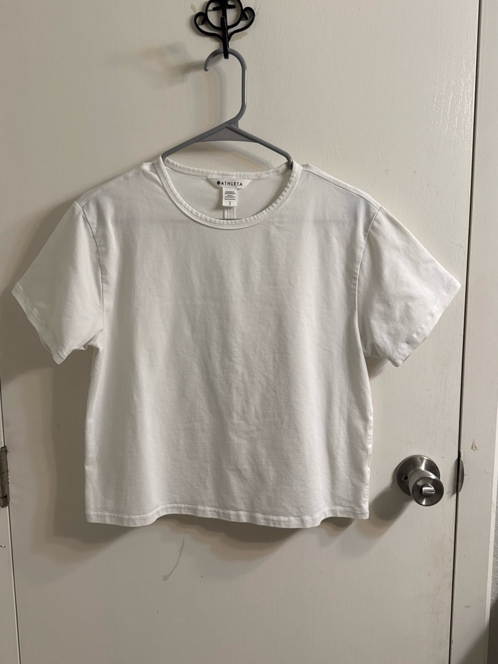 Athleta Move With Ease Tee- White Size S - Picture 3 of 4